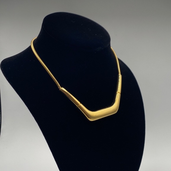 Trifari Jewelry - Vintage Trifari Crown Necklace Signed, gold tone.